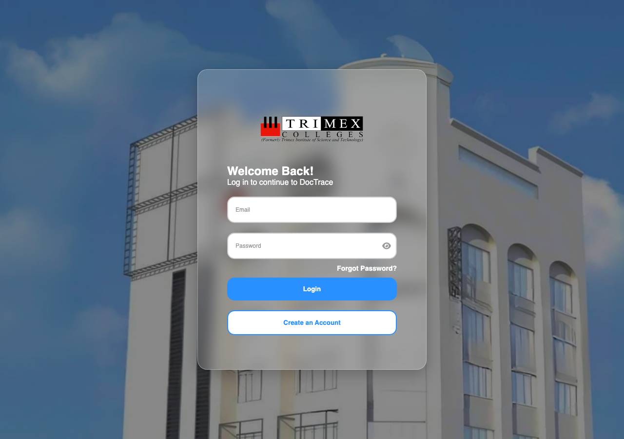 Screenshot of doctrace.online taken by the zone census on 2026-10-24