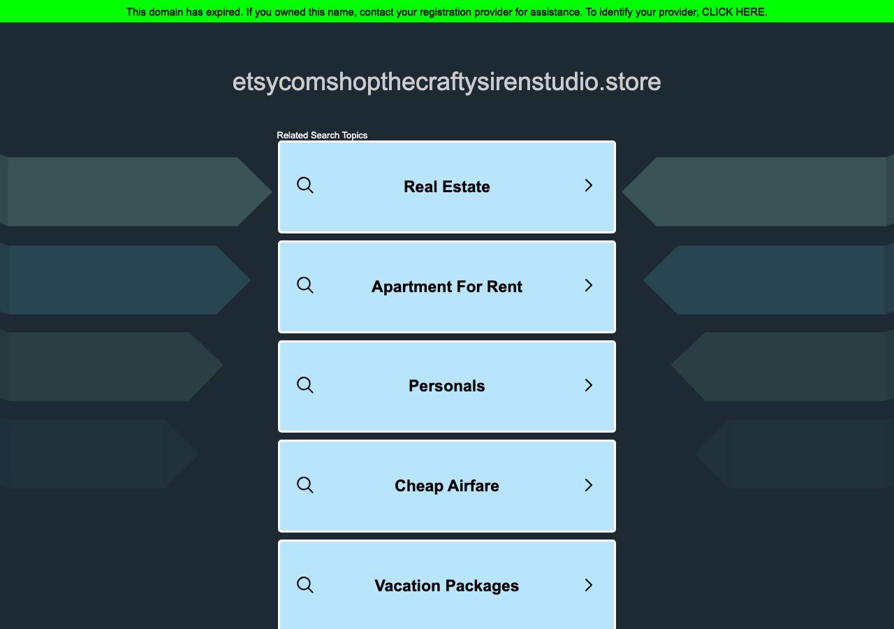 Screenshot of etsycomshopthecraftysirenstudio.store taken by the zone census on 2026-10-24