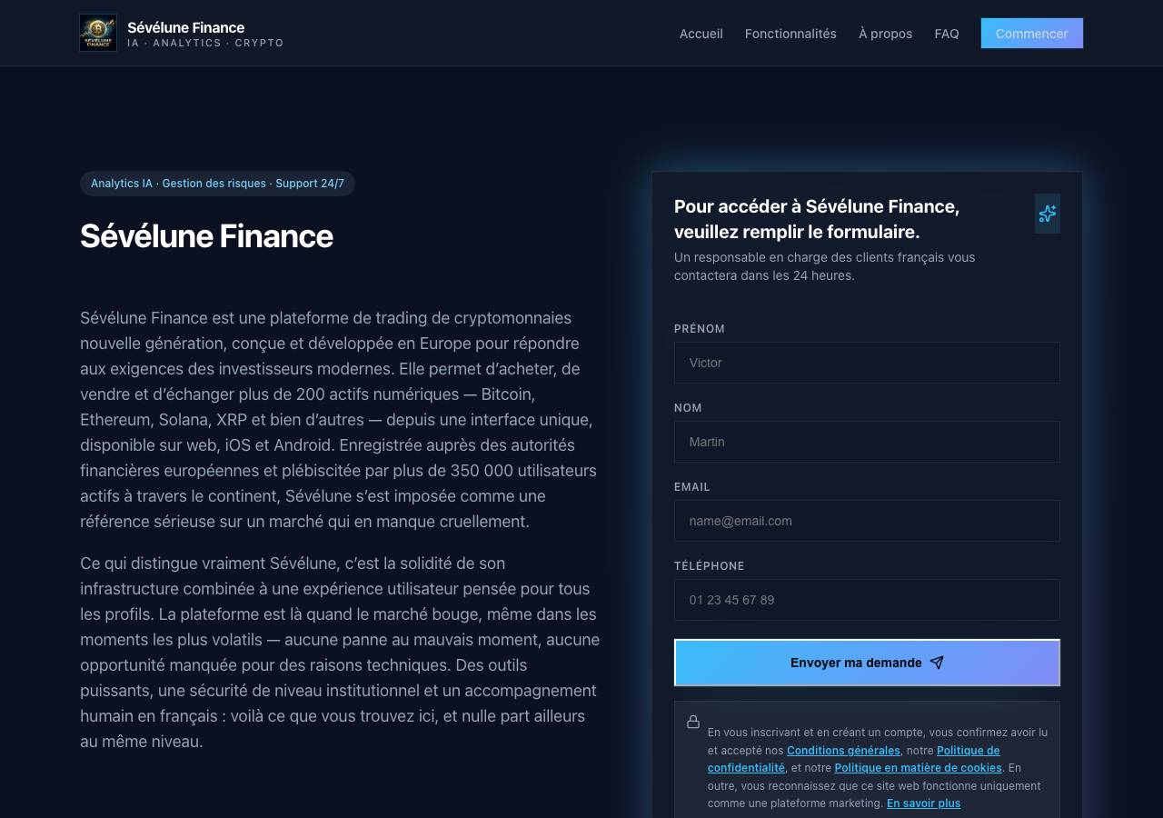 Screenshot of sevelune-finance.org taken by the zone census on 2026-10-24