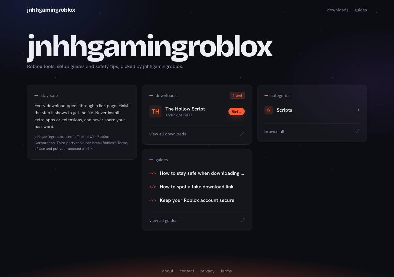 Screenshot of jnhhgameroblox.com taken by the zone census on 2026-10-25