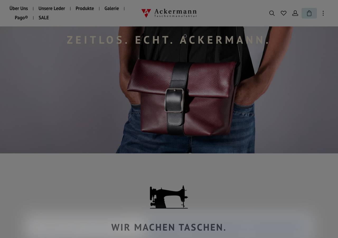 Screenshot of ackermann-leder.live taken by the zone census on 2026-10-26