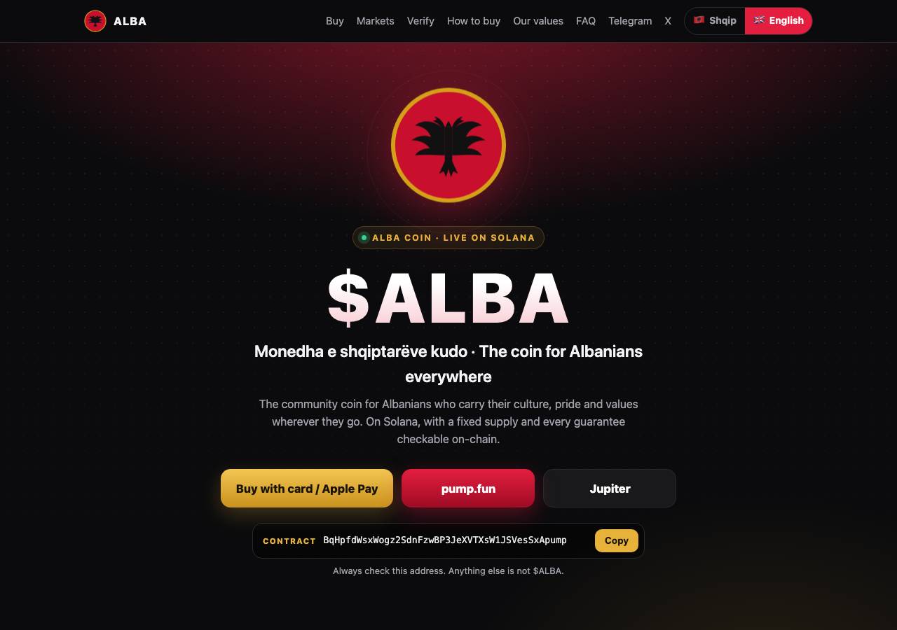 Screenshot of buyalba.com taken by the zone census on 2026-10-26
