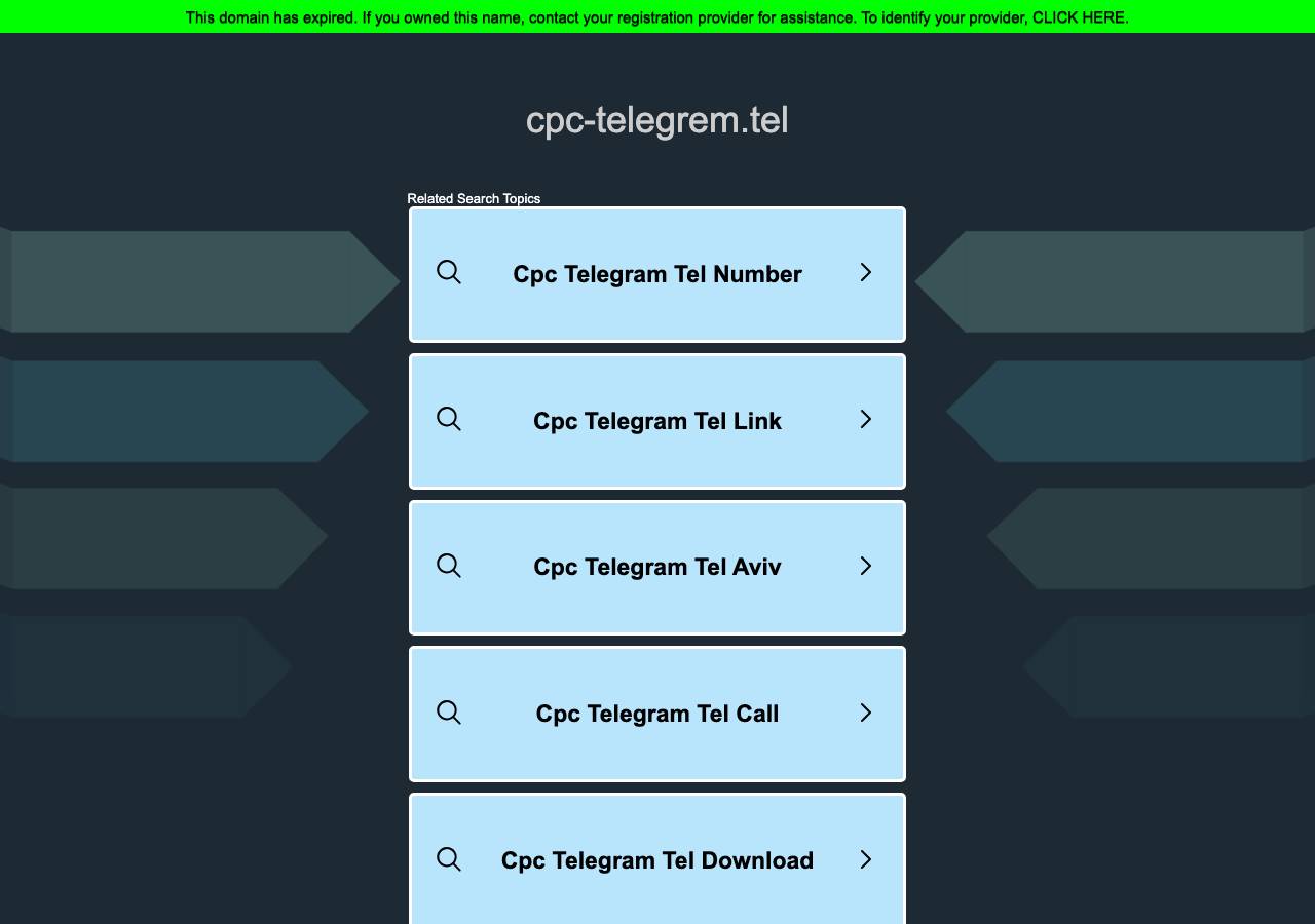 Screenshot of cpc-telegrem.tel taken by the zone census on 2026-10-26