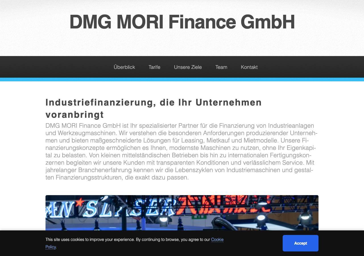 Screenshot of finance-dmgmori.org taken by the zone census on 2026-10-26