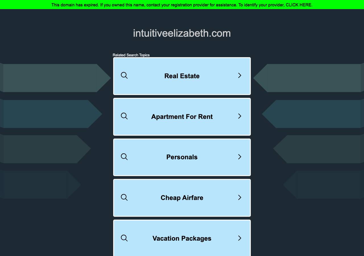 Screenshot of intuitiveelizabeth.com taken by the zone census on 2026-10-26