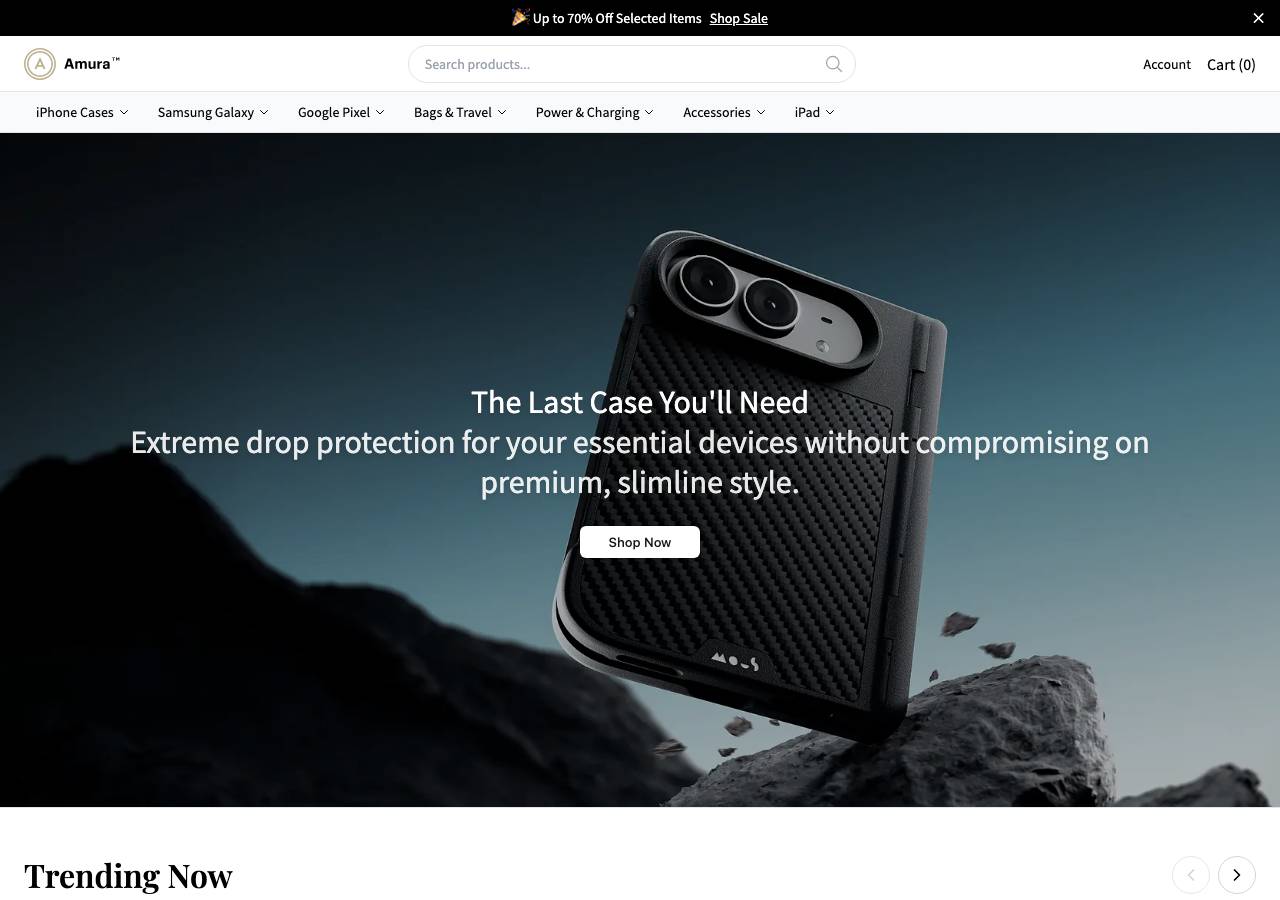 Screenshot of mouselectronics.shop taken by the zone census on 2026-10-26