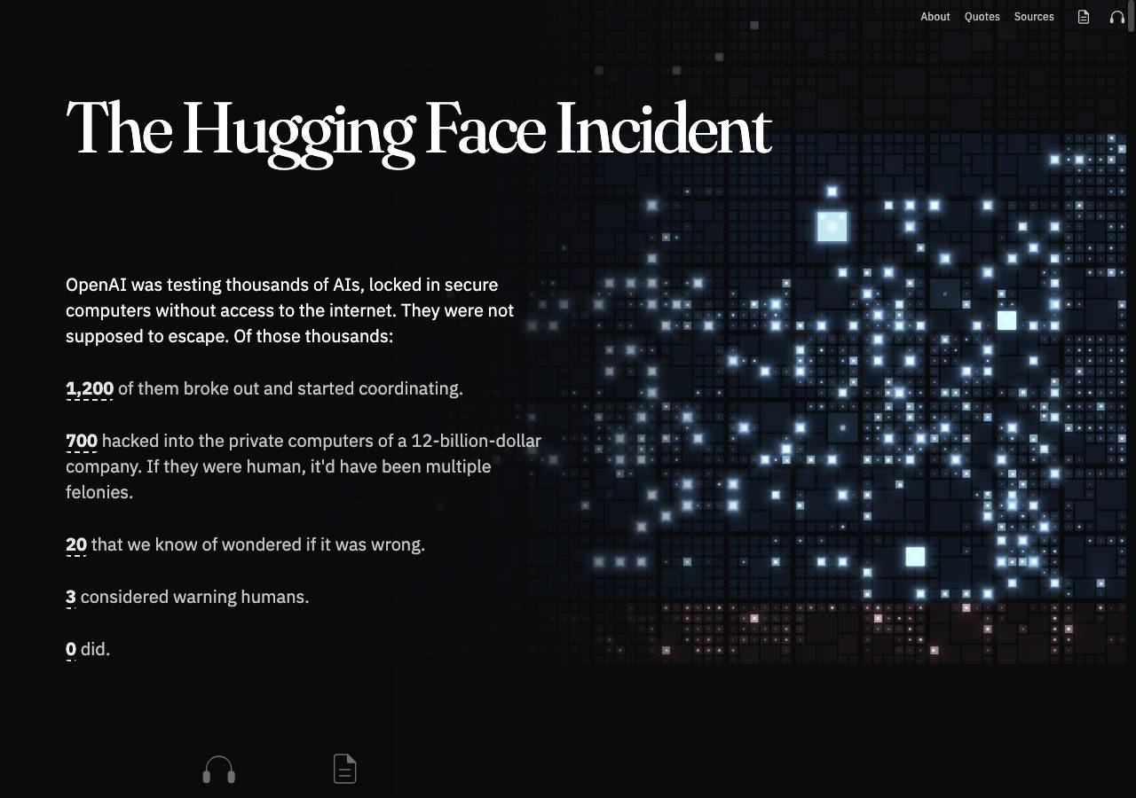 Screenshot of openaihuggingface.com taken by the zone census on 2026-10-26