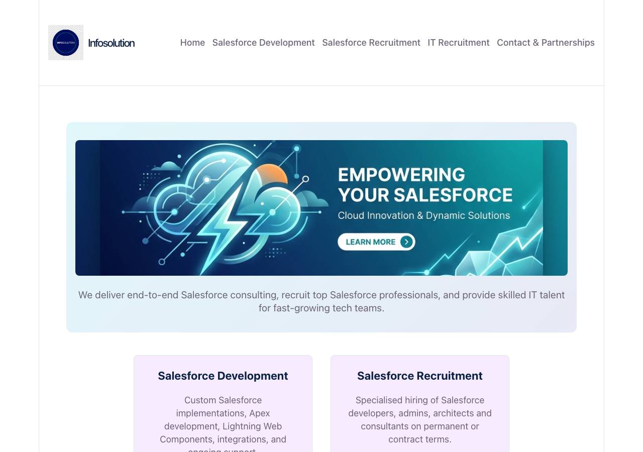 Screenshot of salesforcepartners.agency taken by the zone census on 2026-10-26