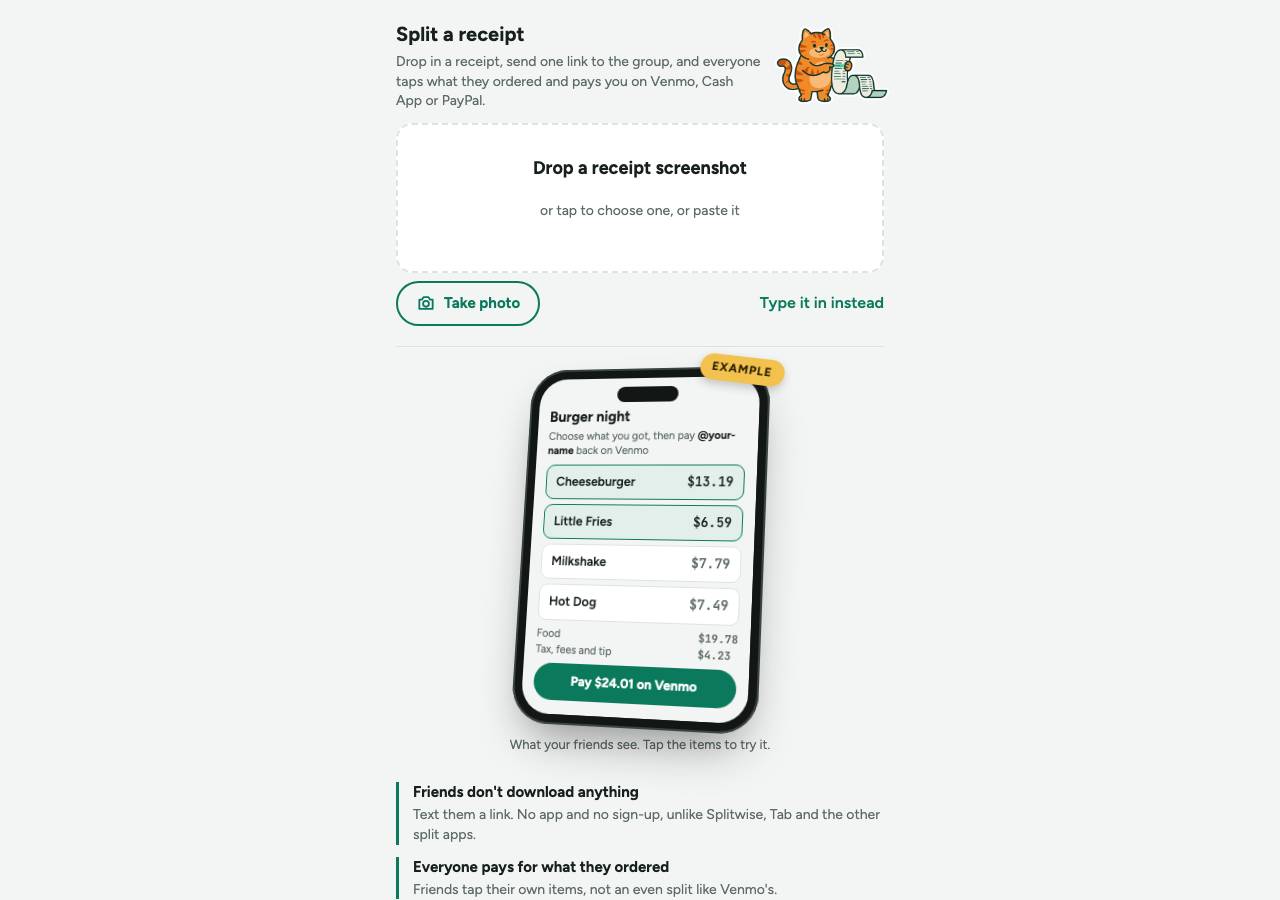 Screenshot of tabsies.app taken by the zone census on 2026-10-26