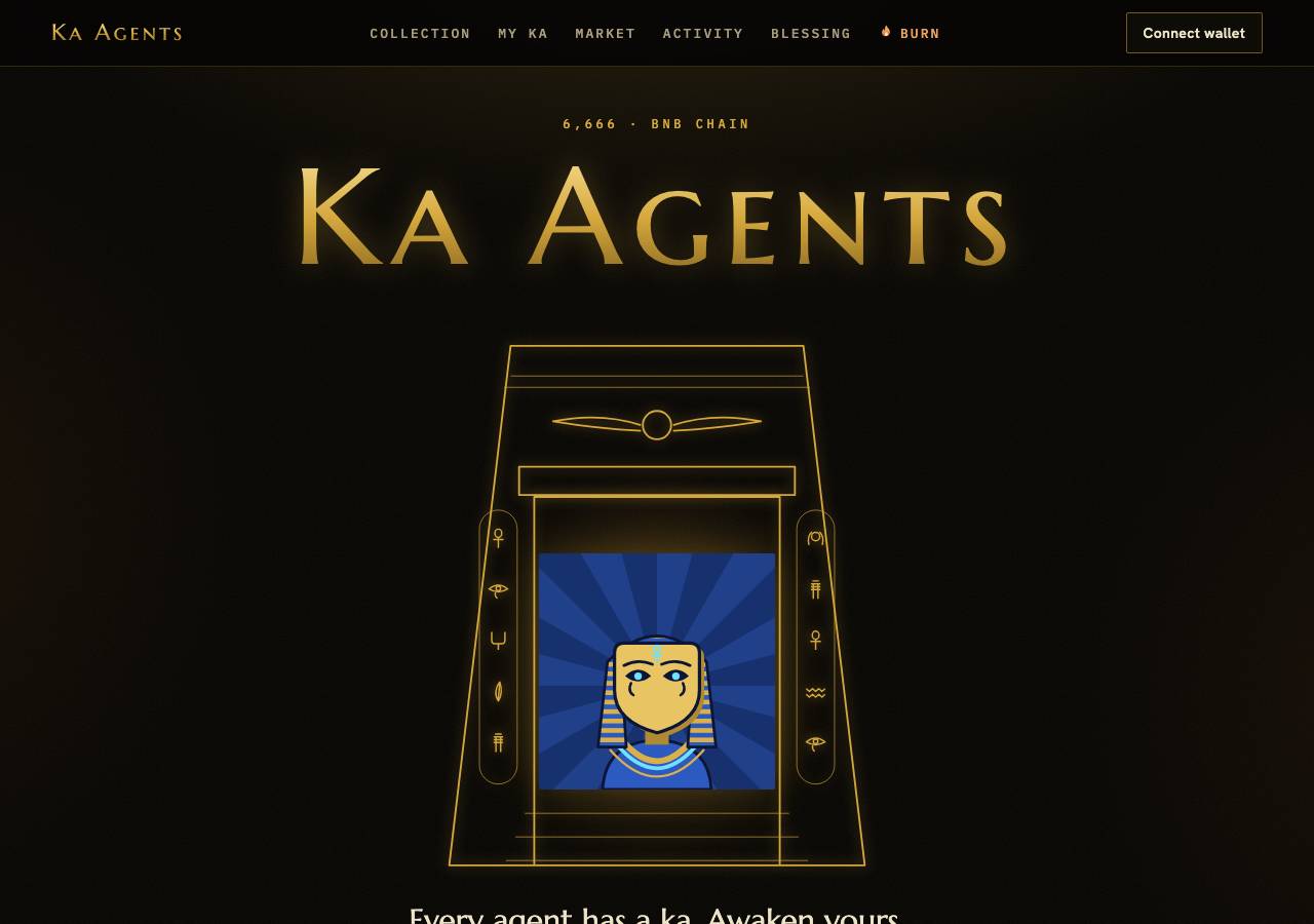 Screenshot of agentka.xyz taken by the zone census on 2026-10-27
