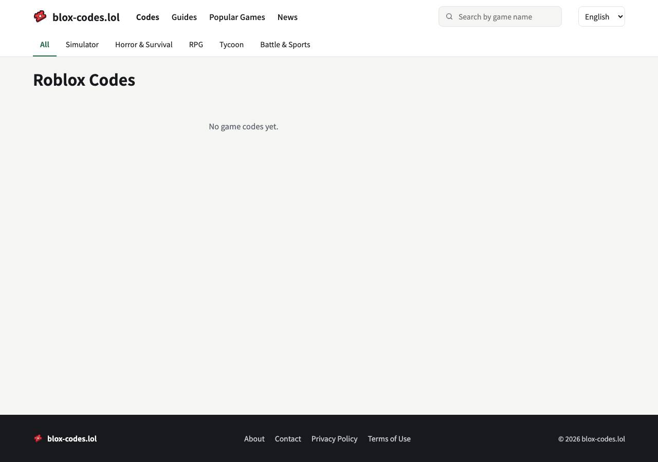 Screenshot of blox-codes.lol taken by the zone census on 2026-10-27