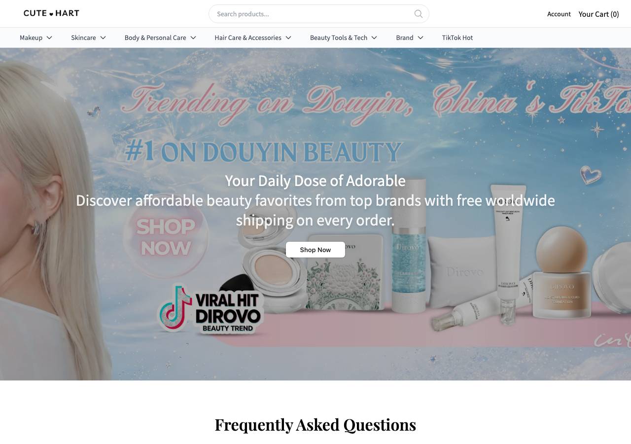 Screenshot of cutehartmakeup.shop taken by the zone census on 2026-10-27