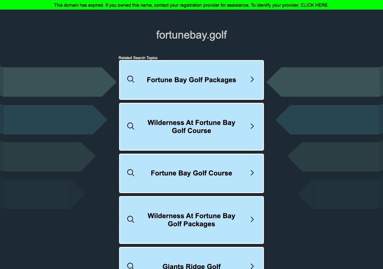 Screenshot of fortunebay.golf taken by the zone census on 2026-10-27