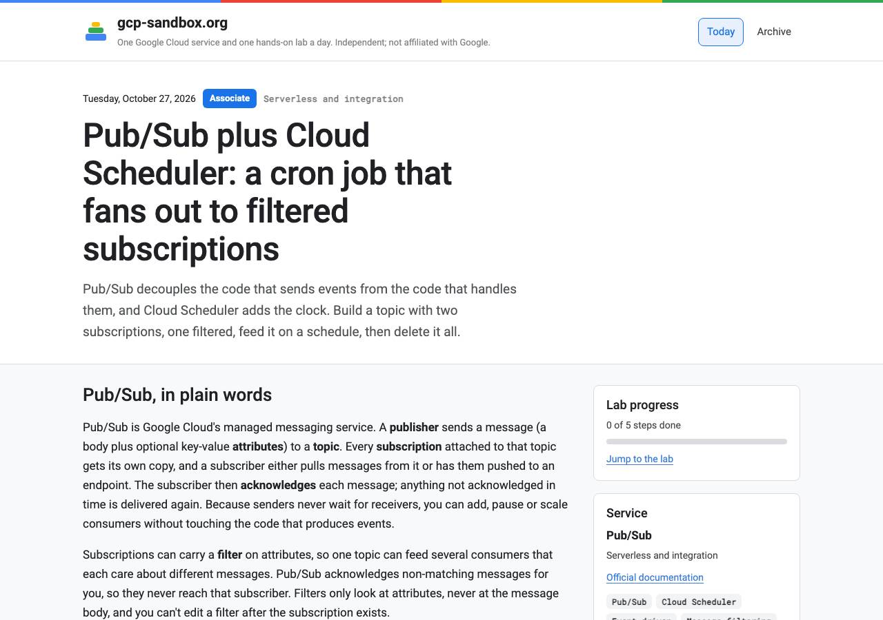Screenshot of googlecloud-sandbox.org taken by the zone census on 2026-10-27