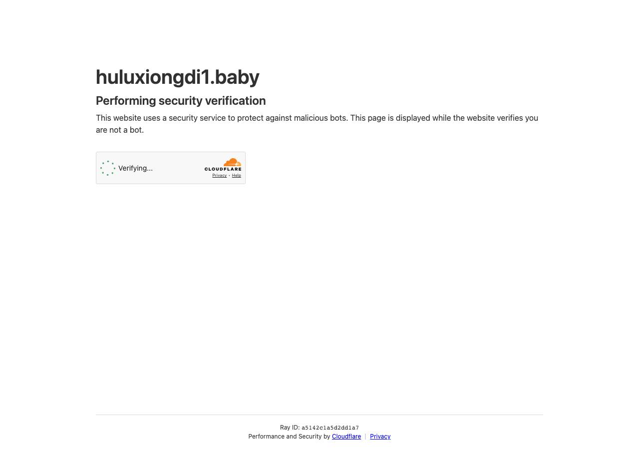 Screenshot of huluxiongdi1.baby taken by the zone census on 2026-10-27