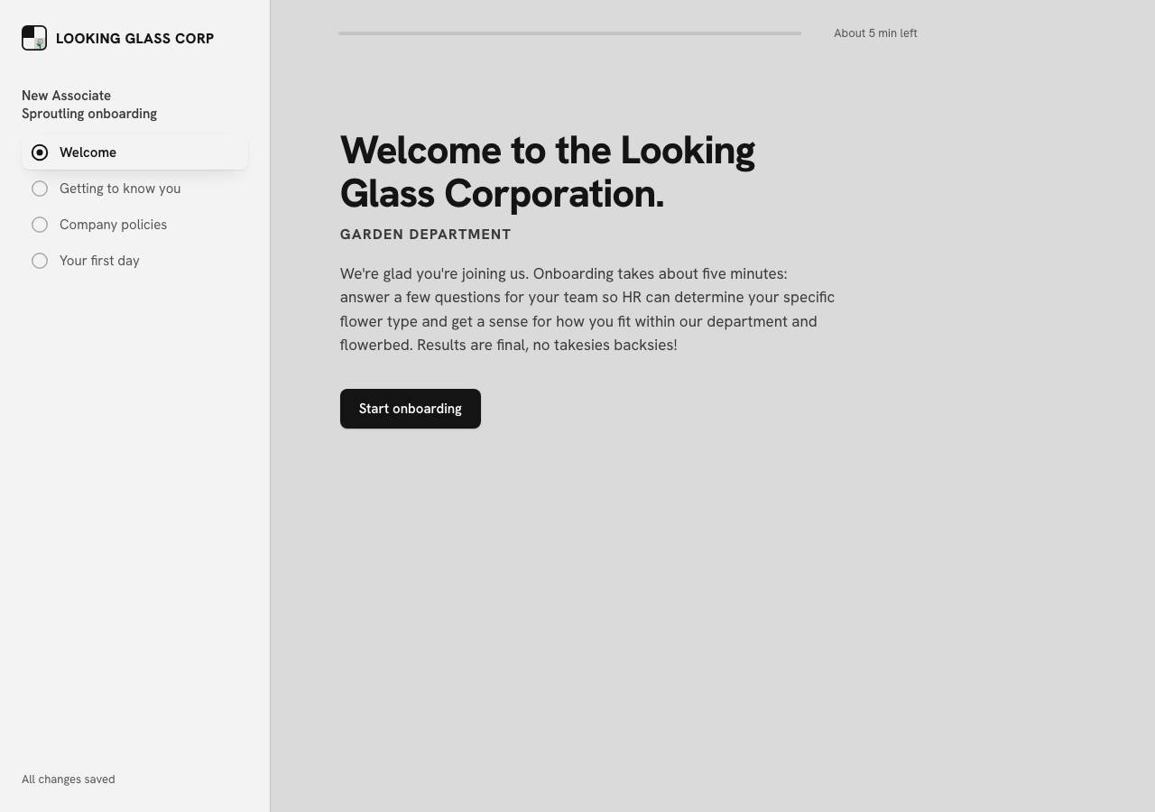 Screenshot of looking-glass-corp.com taken by the zone census on 2026-10-27