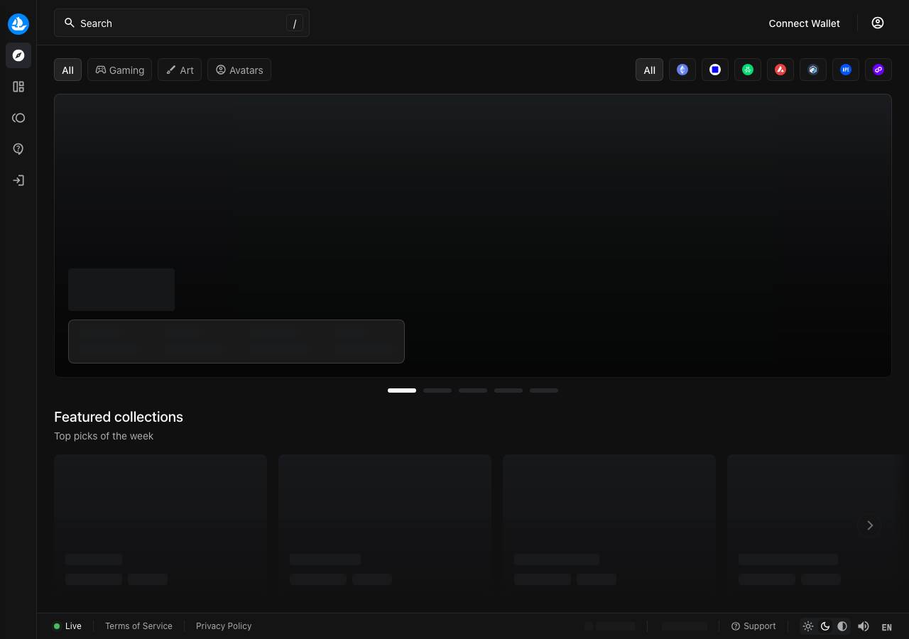 Screenshot of openseais.pro taken by the zone census on 2026-10-27