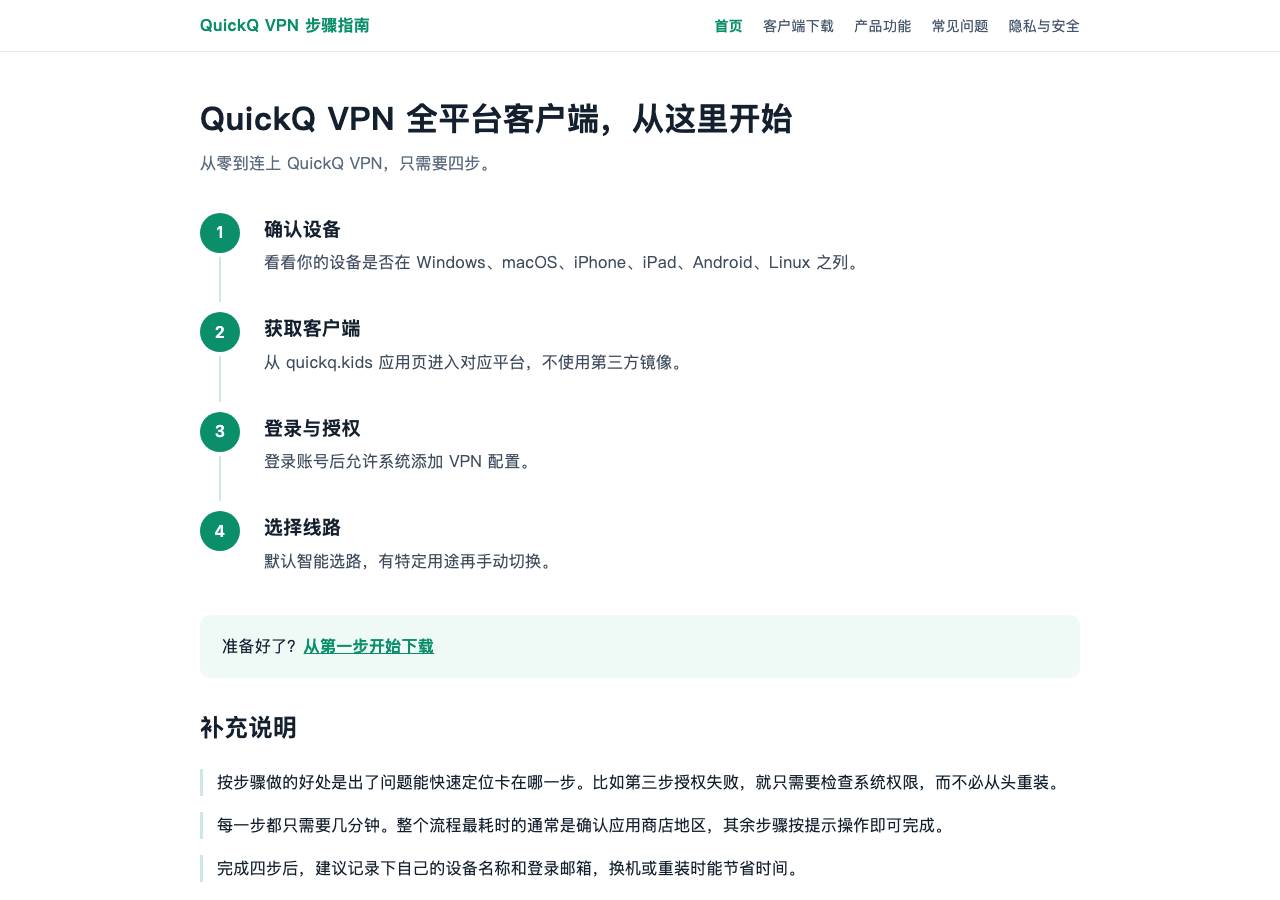 Screenshot of quickq-vpn.world taken by the zone census on 2026-10-27