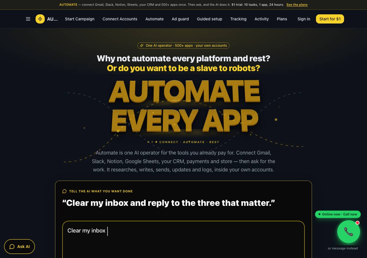 Screenshot of automate.rest taken by the zone census on 2026-10-28