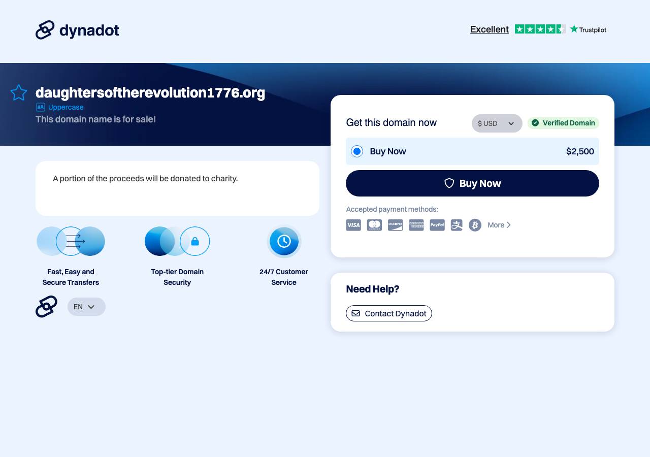 Screenshot of daughtersoftherevolution1776.org taken by the zone census on 2026-10-28