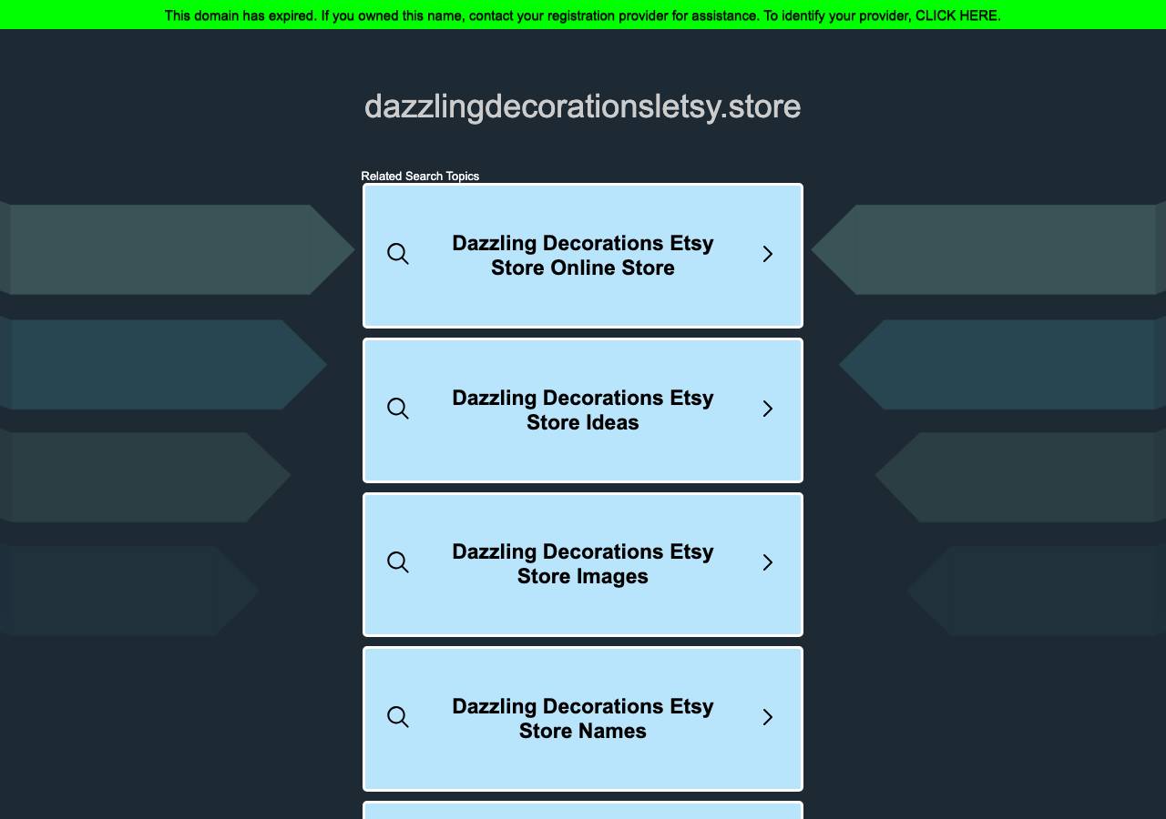 Screenshot of dazzlingdecorationsletsy.store taken by the zone census on 2026-10-28