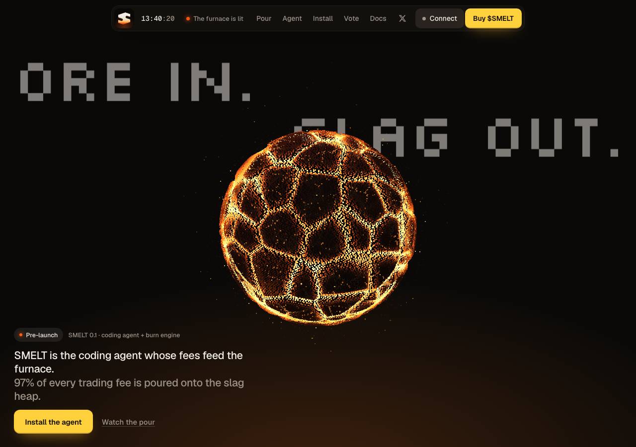 Screenshot of feedsmelt.xyz taken by the zone census on 2026-10-28