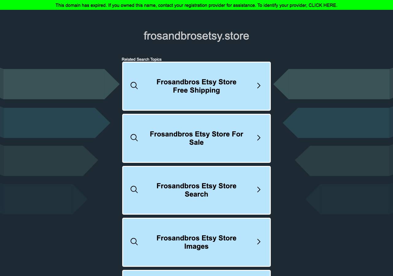 Screenshot of frosandbrosetsy.store taken by the zone census on 2026-10-28