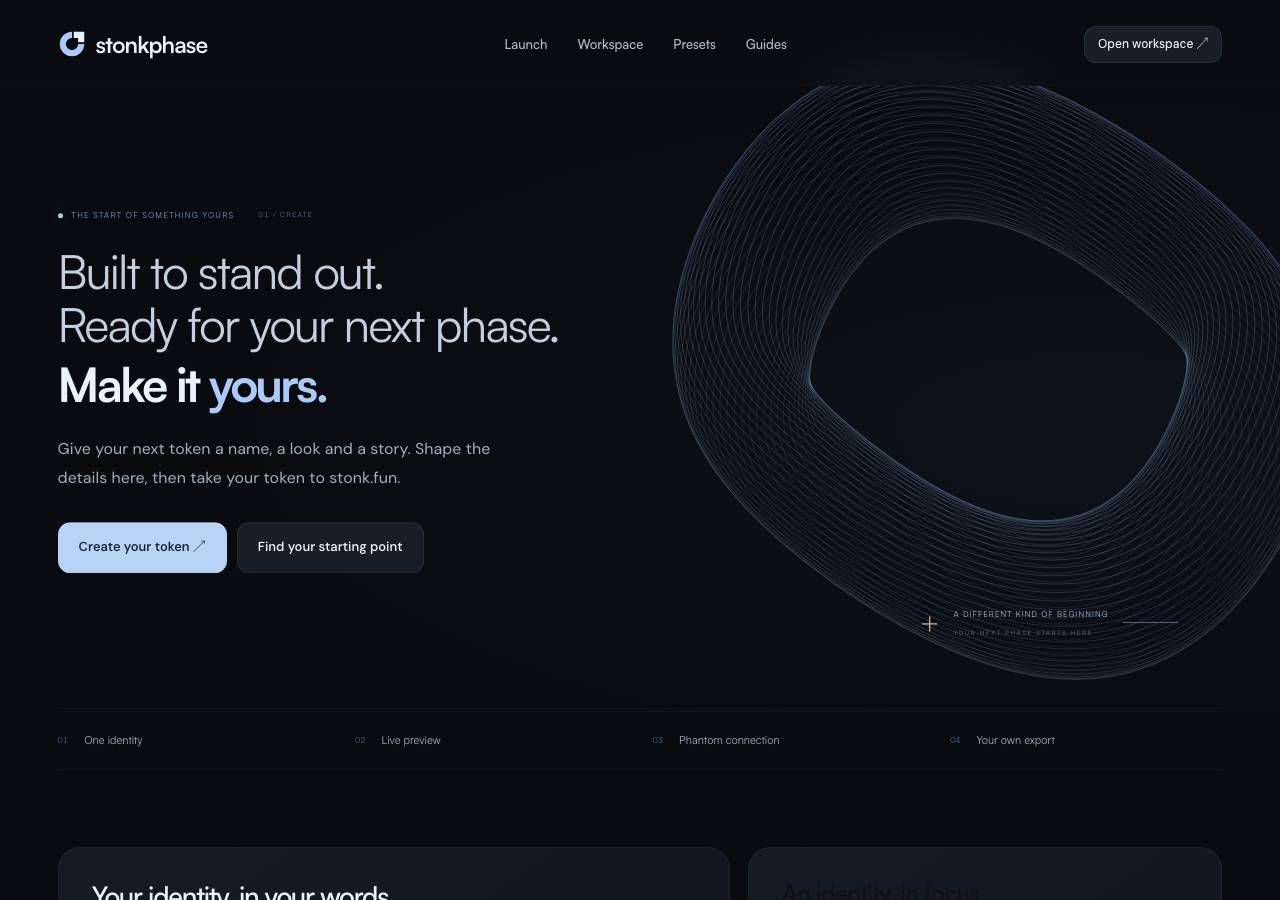 Screenshot of stonkphase.fun taken by the zone census on 2026-10-28
