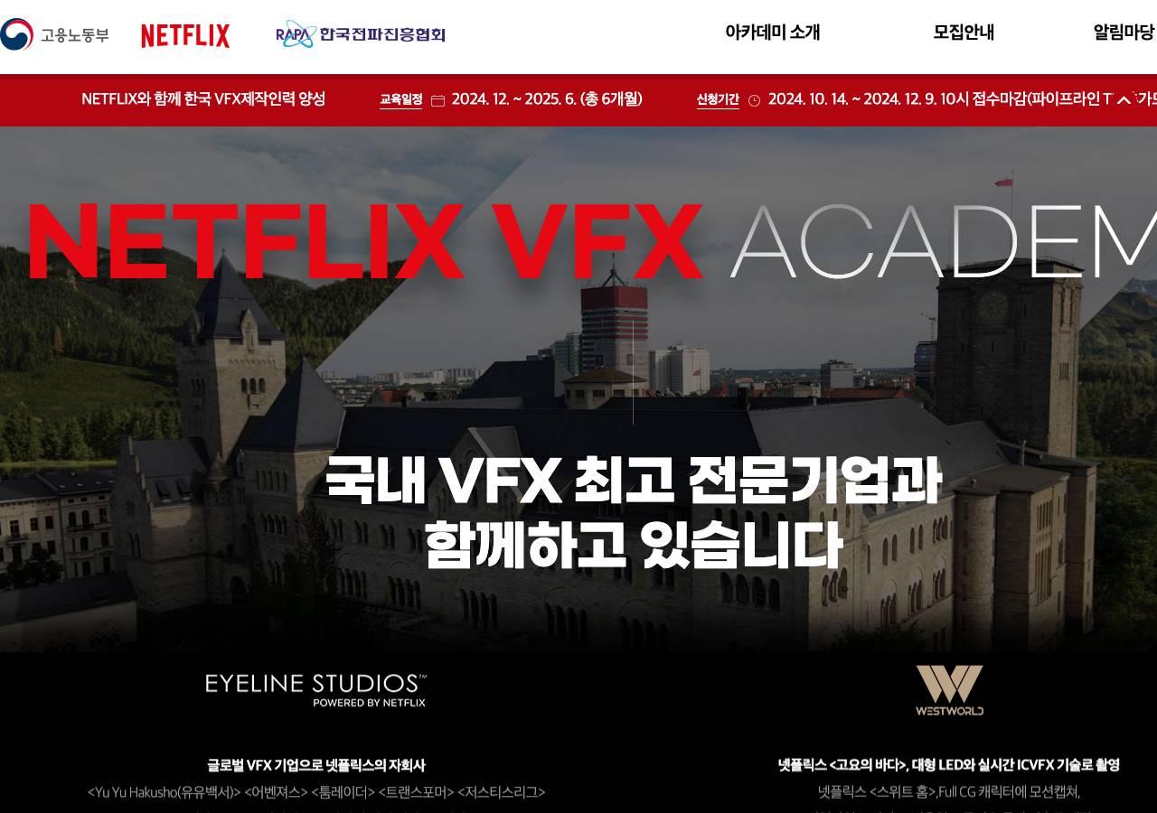 Screenshot of vfxacademy.info taken by the zone census on 2026-10-28