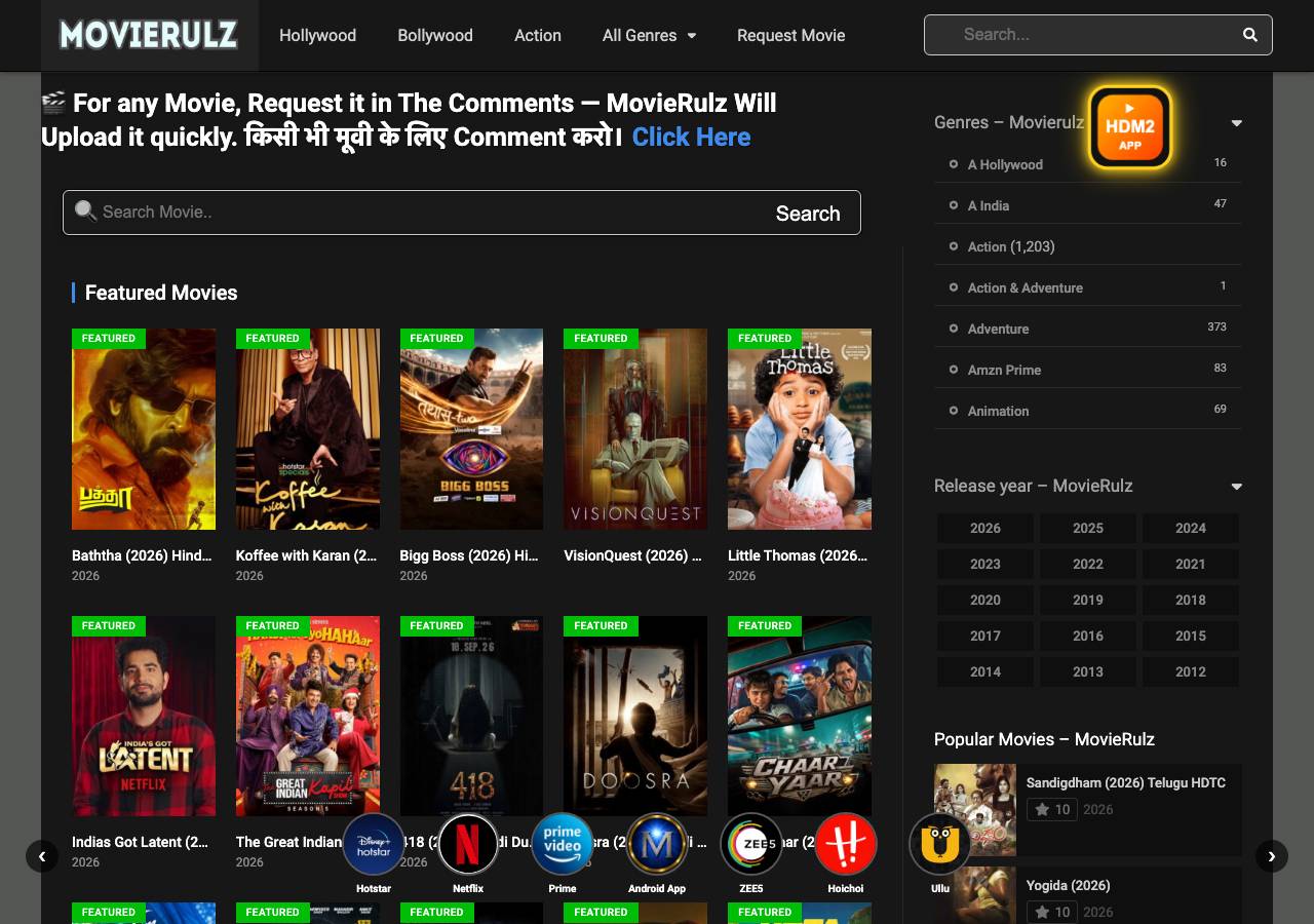 Screenshot of 5movierulzto.ing taken by the zone census on 2026-10-29