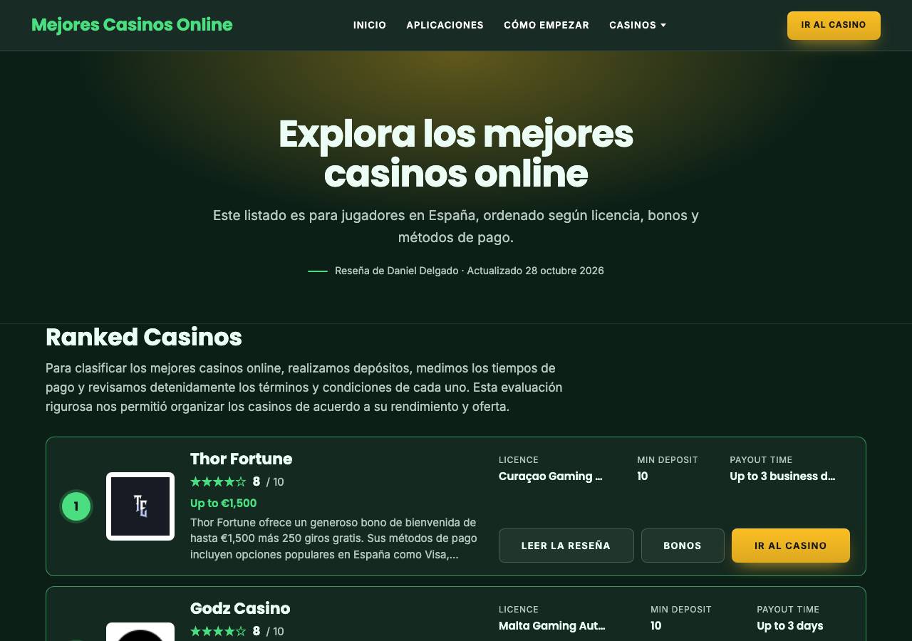 Screenshot of mejorescasinos.monster taken by the zone census on 2026-10-29