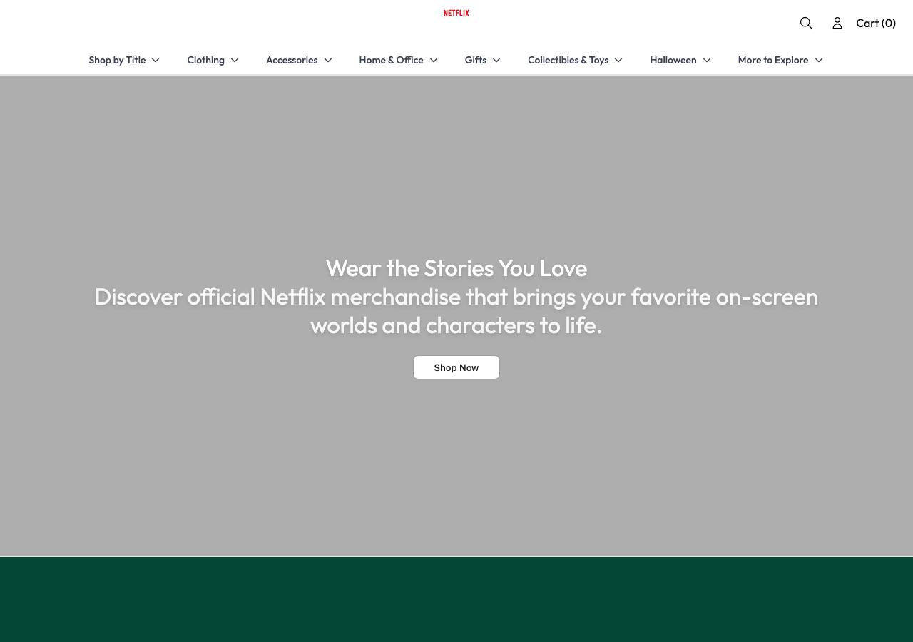 Screenshot of netflixproducts.shop taken by the zone census on 2026-10-29