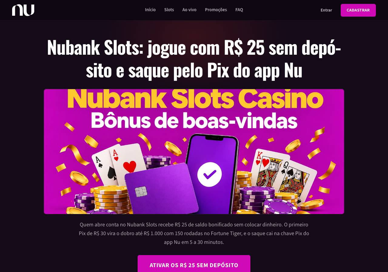 Screenshot of nubankslotscasino.com taken by the zone census on 2026-10-29