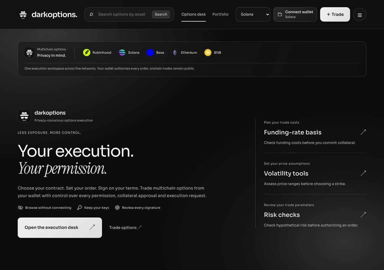 Screenshot of darkoptions.xyz taken by the zone census on 2026-10-30