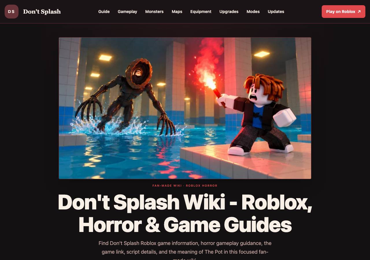 Screenshot of dont-splash-roblox.wiki taken by the zone census on 2026-10-30
