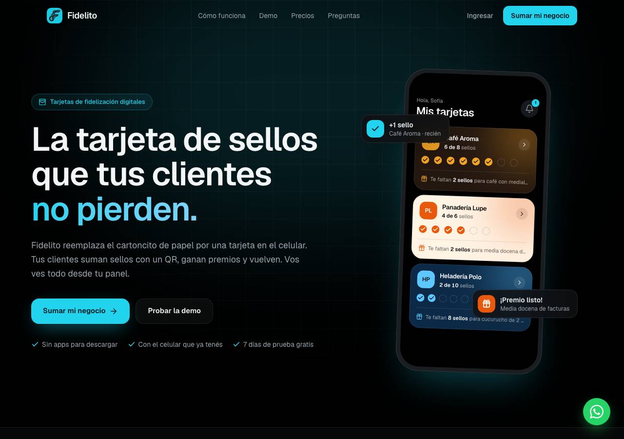 Screenshot of fidelito.online taken by the zone census on 2026-10-30