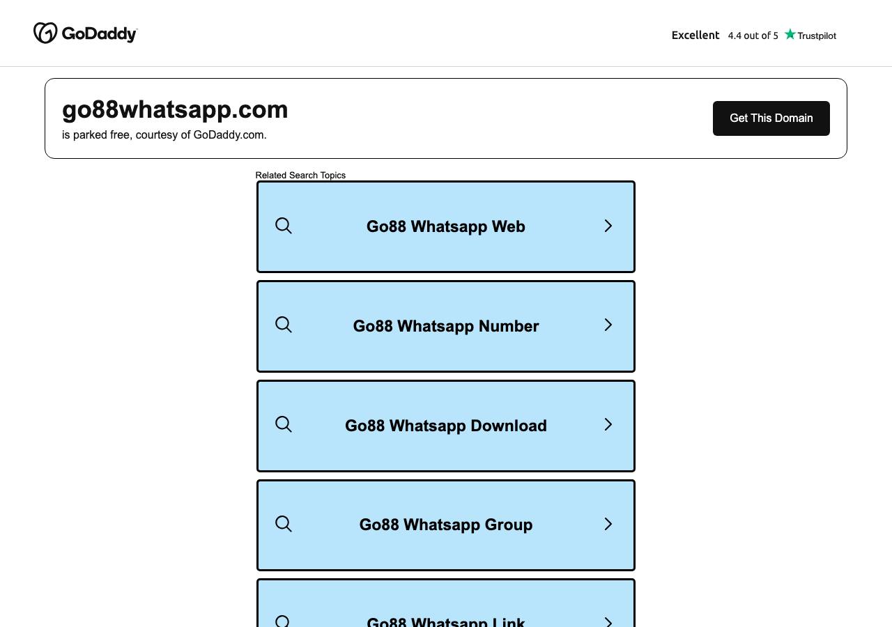Screenshot of go88whatsapp.com taken by the zone census on 2026-10-30