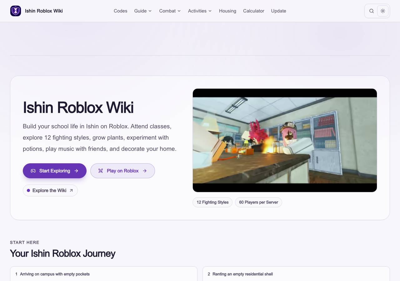 Screenshot of ishinroblox.wiki taken by the zone census on 2026-10-30