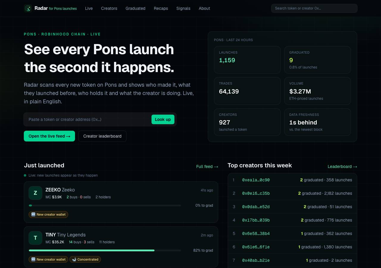 Screenshot of ponsradarr.xyz taken by the zone census on 2026-10-30