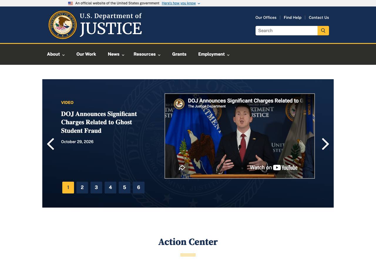 Screenshot of usaattorneyatlaw.org taken by the zone census on 2026-10-30
