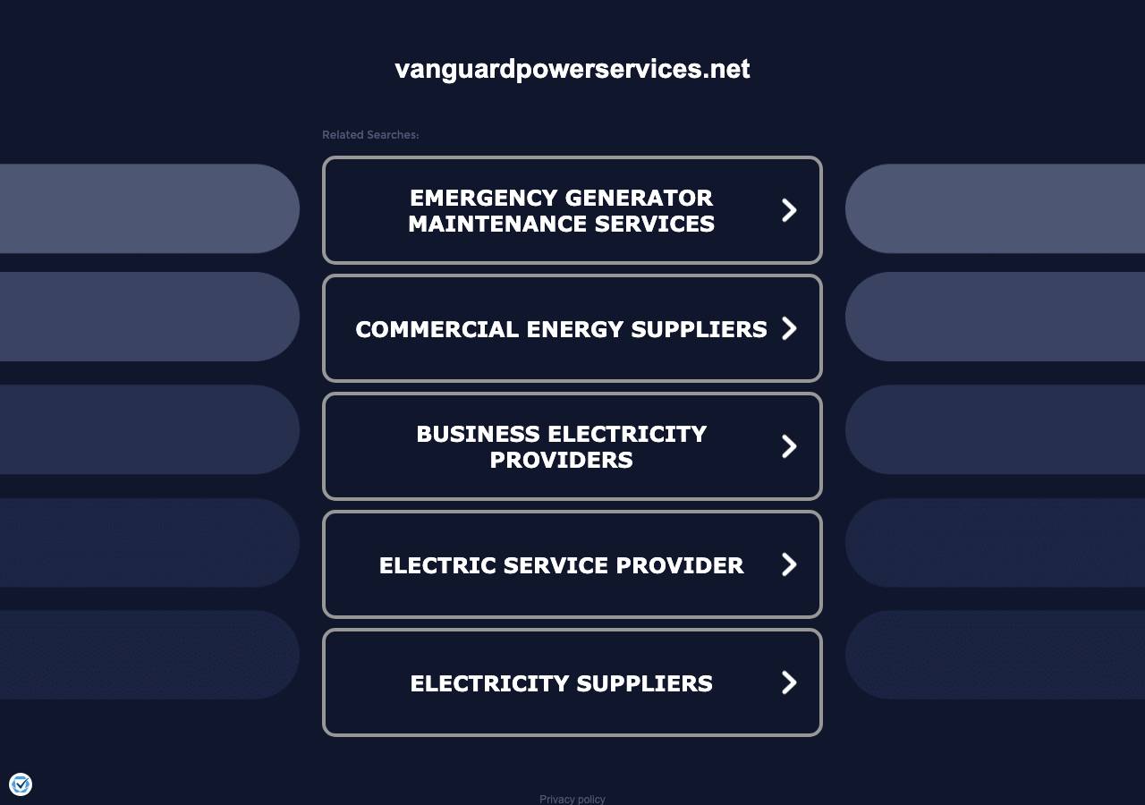 Screenshot of vanguardpowerservices.net taken by the zone census on 2026-10-30
