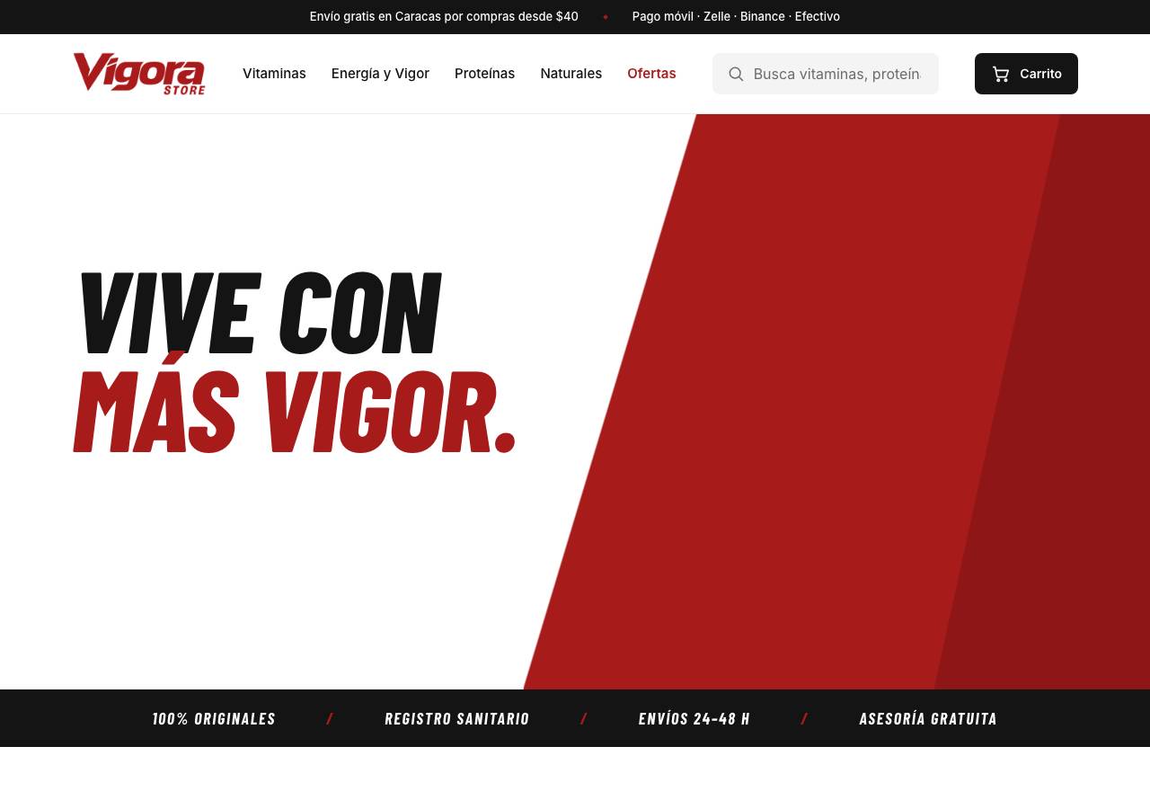 Screenshot of vigorastore.website taken by the zone census on 2026-10-30